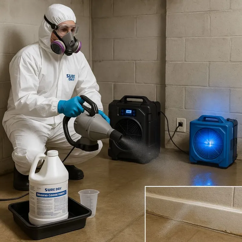 Sanitization and Odor Removal process in Shafter, CA